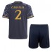 Real Madrid Daniel Carvajal #2 Babykleding Uitshirt Kinderen 2023-24 Korte Mouwen (+ korte broeken)